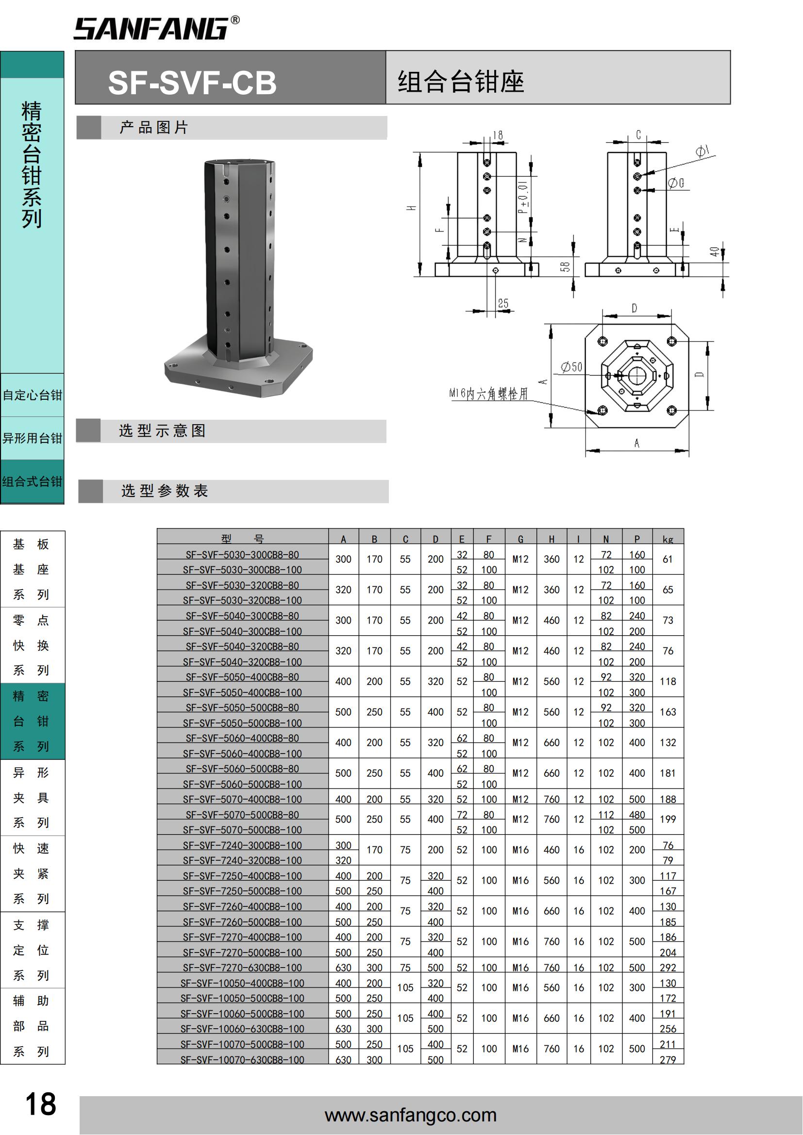组合台钳座